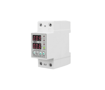 Voltage and current protective relay